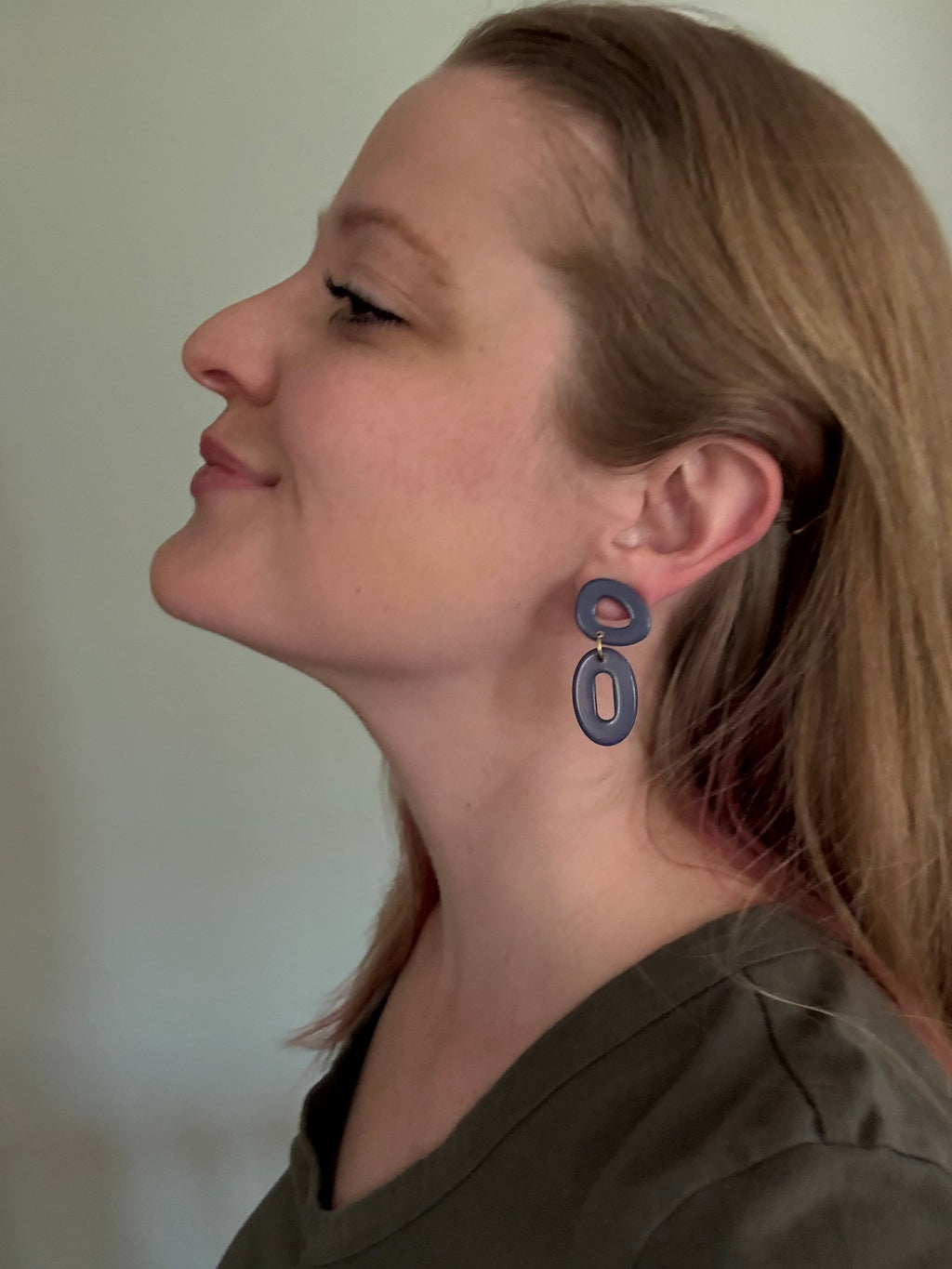 Link Resin Drop Earrings