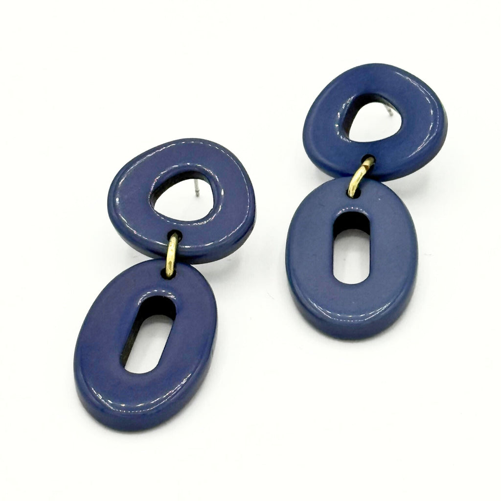 Link Resin Drop Earrings