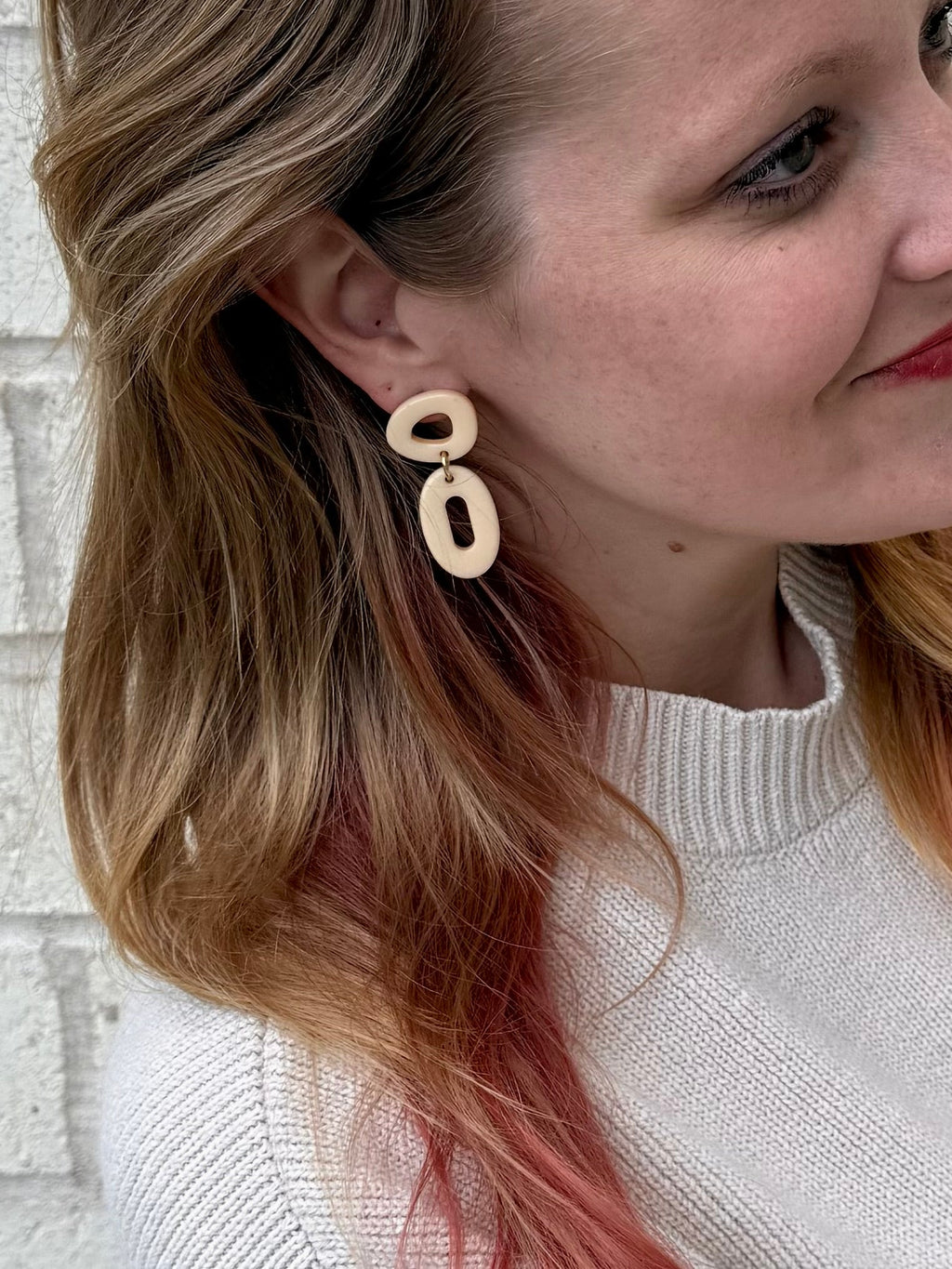 Link Resin Drop Earrings