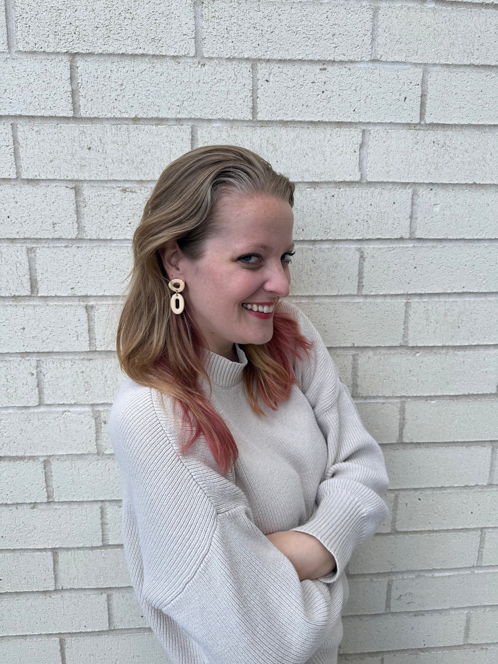 Link Resin Drop Earrings