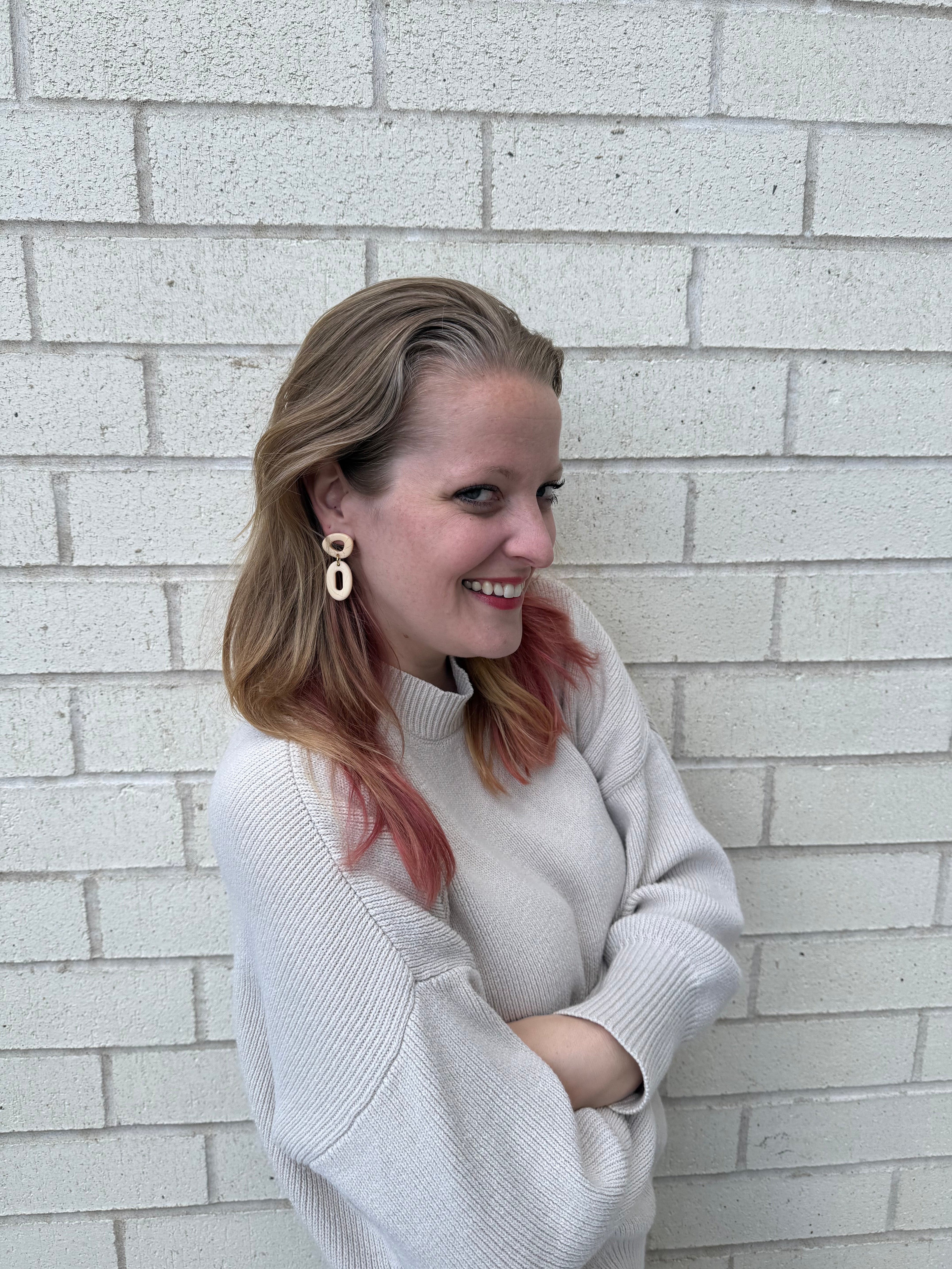Link Resin Drop Earrings