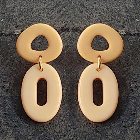 Link Resin Drop Earrings