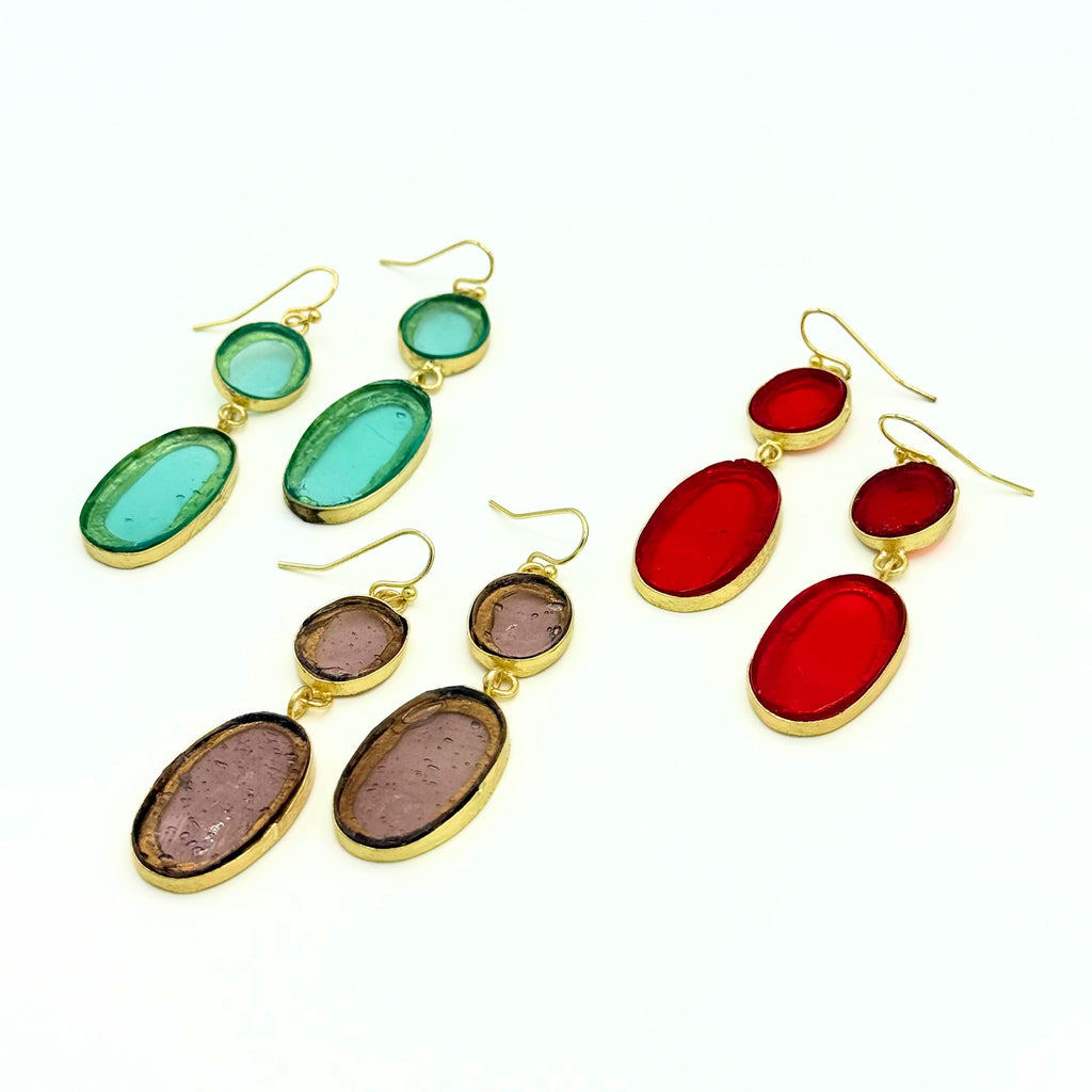 Vintage Window Pane Earrings