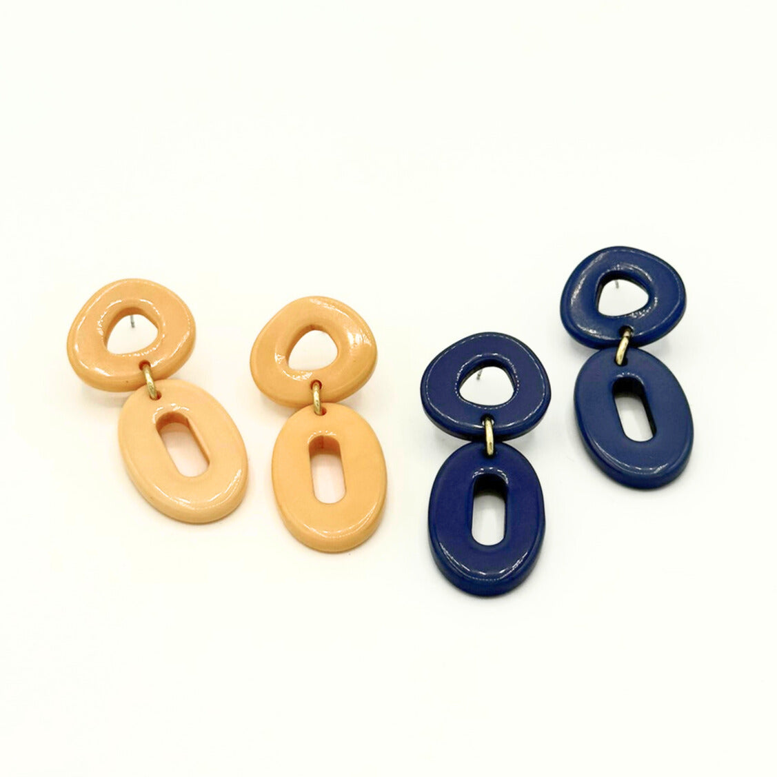 Link Resin Drop Earrings